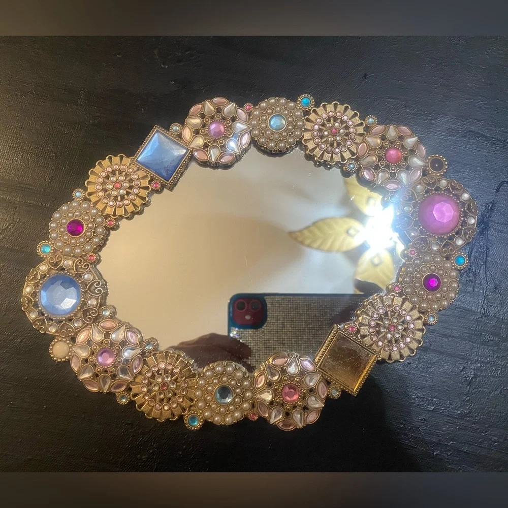 Fun, sequined mirror